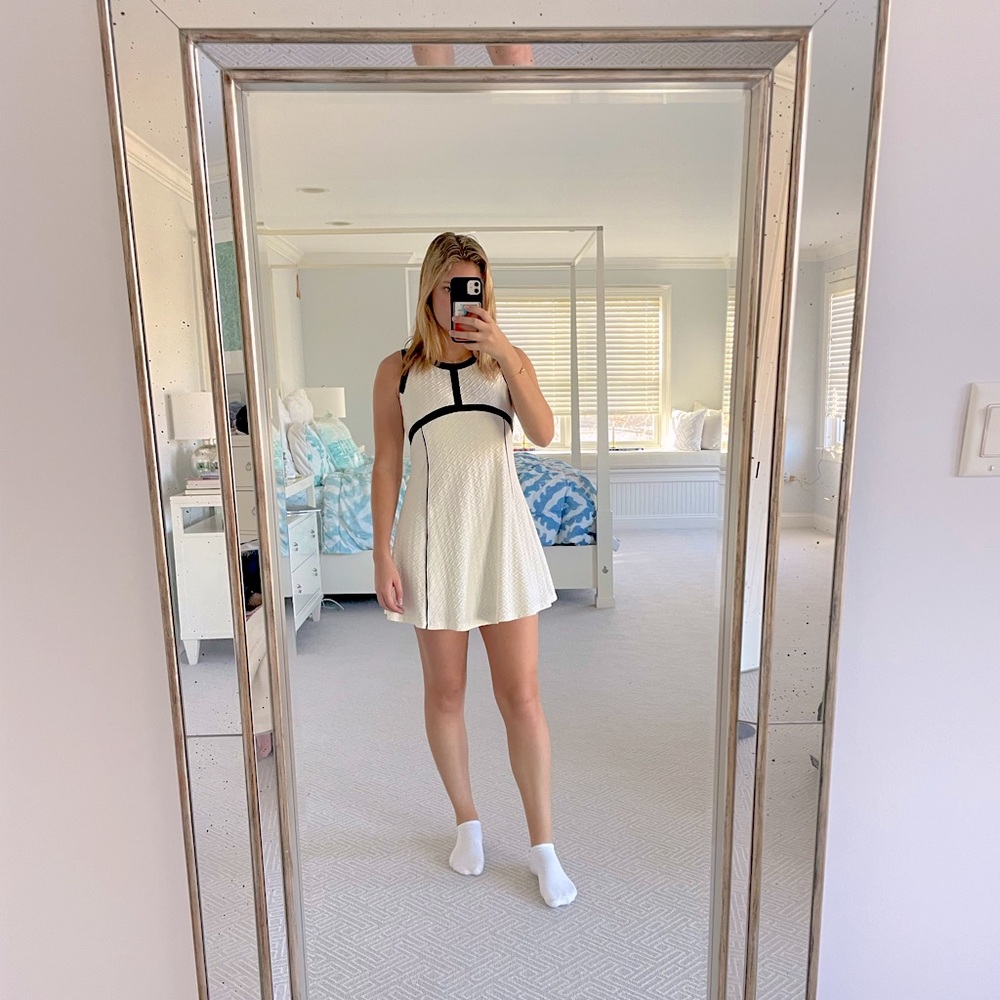 Eliza B. White Mini Dress